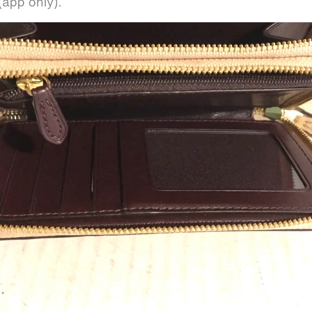 Coach vintage beige patent leather wallet - Picture 6 of 9
